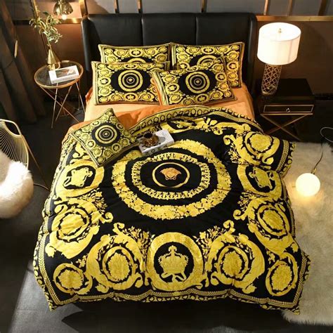 replica purple versace bedding|versace bed sets.